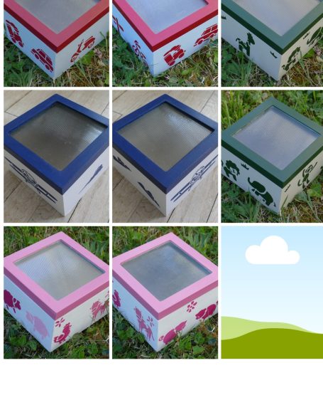 Coffret Bois et Pochoir